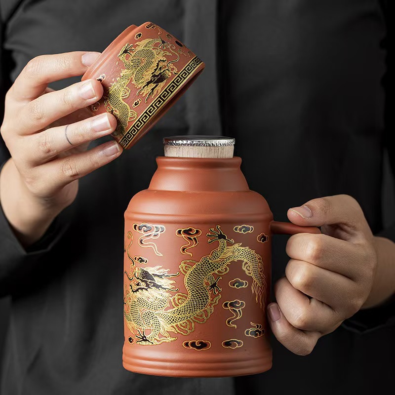 原礦紫砂小暖壺