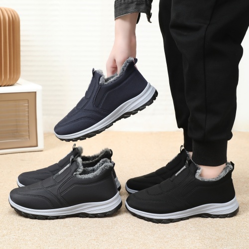加絨加厚健步鞋